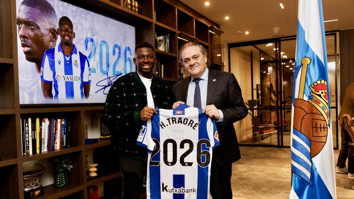 Hamari Traoré prolonge son contrat avec la Real Sociedad jusqu’en 2026