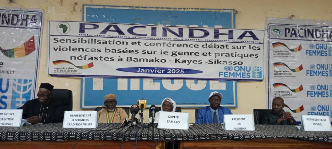 Lutte contre les VBG au Mali : Le PACINDHA ouvre les débats