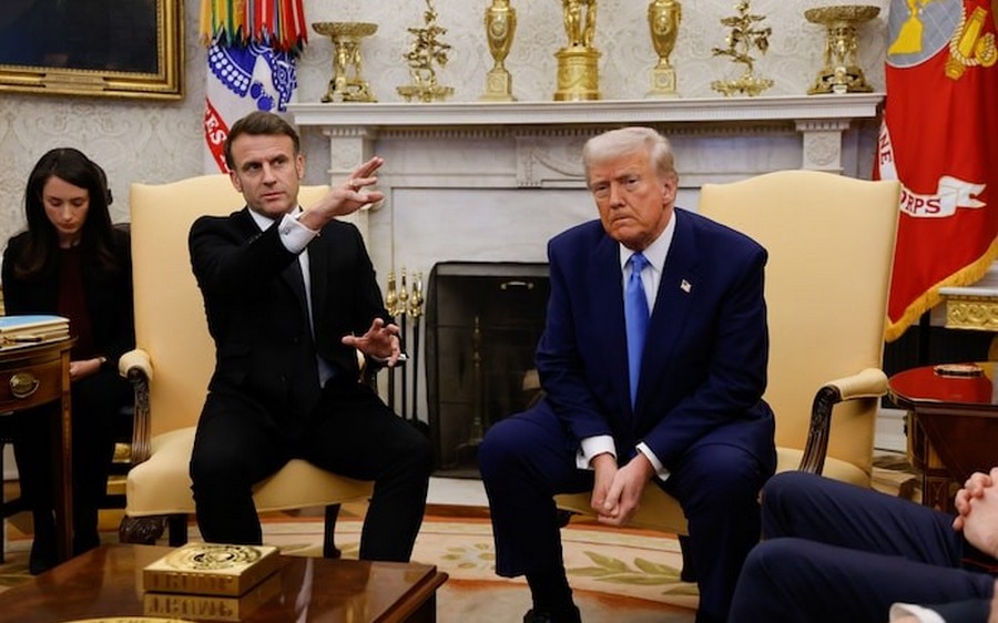 Macron et Trump assurent vouloir travailler ensemble à la paix en Ukraine, malgré d’énormes divergences