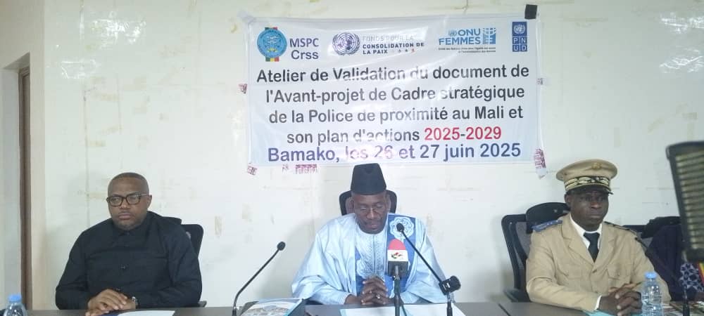 Police de Proximité : Les actions du commissariat à la réforme du secteur de la sécurité
