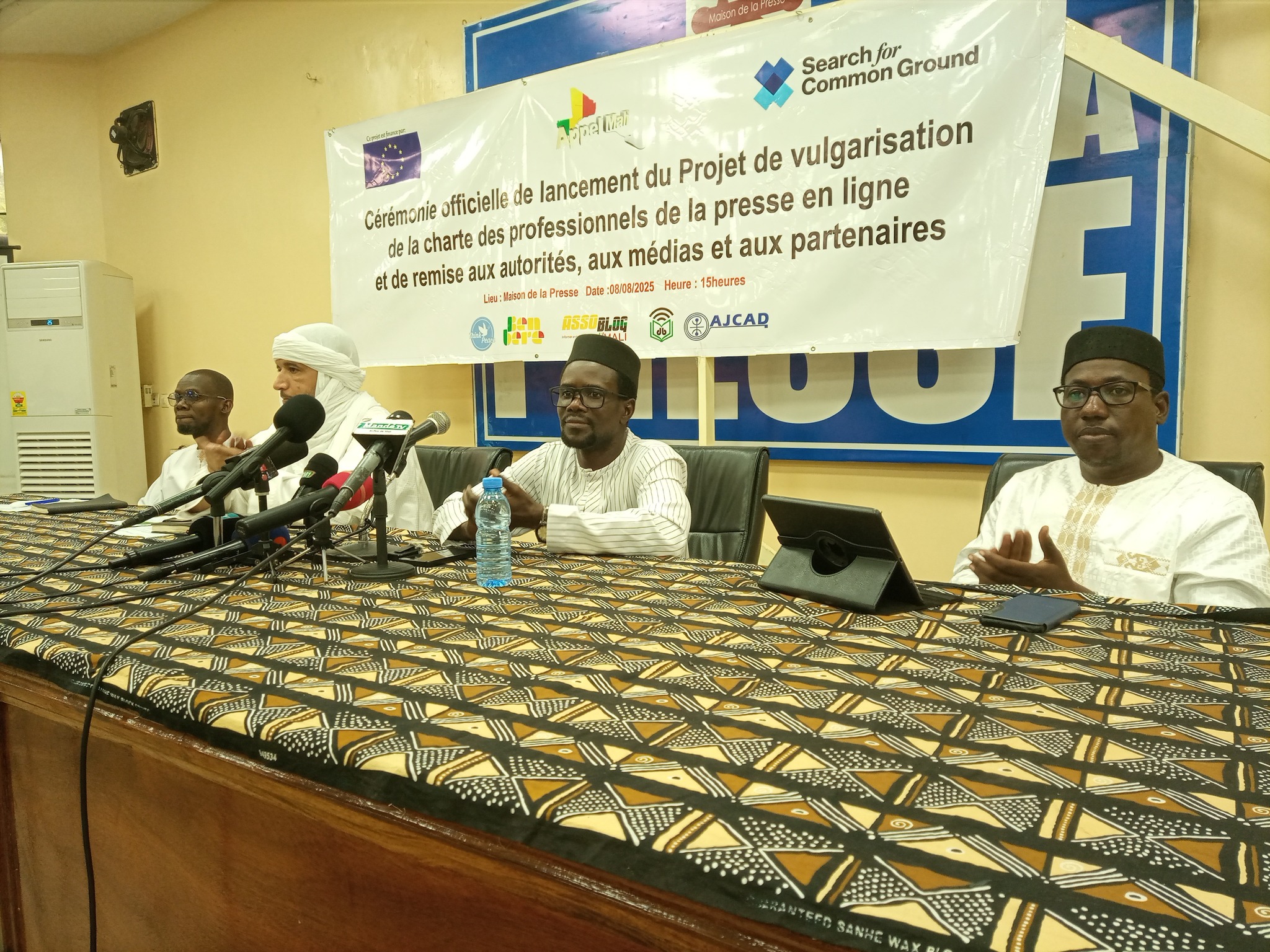 La Charte des Professionnels de la Presse en ligne : Une initiative d’Appel-Mali unanimement saluée