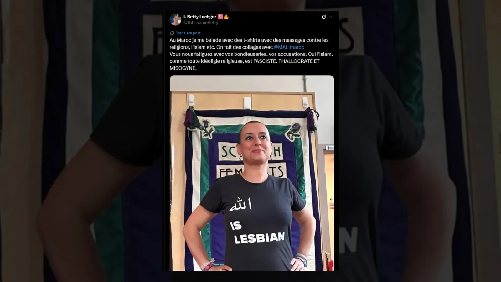 « Dieu est lesbienne »: une militante féministe arrêtée au Maroc pour « atteinte à la religion islamique »