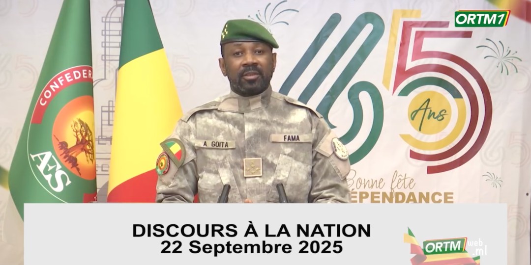 Mali : discours du Général Assimi Goïta à l’occasion du 65e anniversaire de l’indépendance