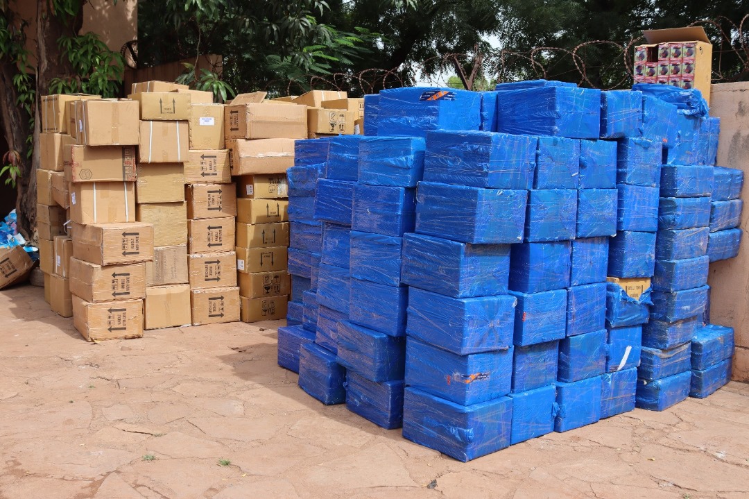 Antenne OCS de la rive droite : Saisie de 370 cartons de médicaments contrefaits