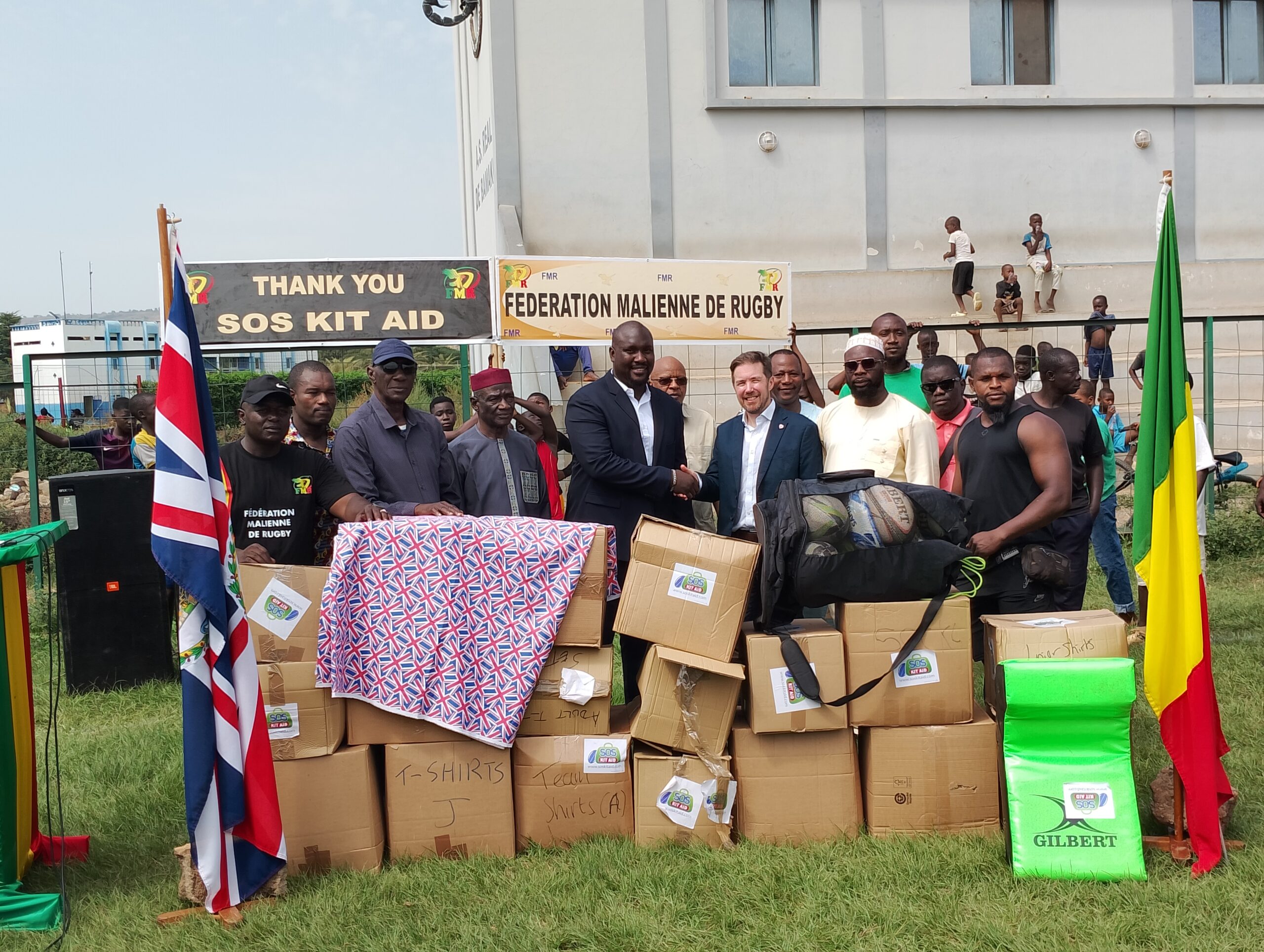 Sports : L’association SOS KIT AID dote la fédération malienne de Rugby d’équipements sportifs 