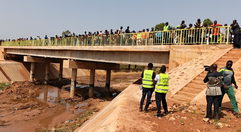 Faso : le pont baptisé ‘’IB’’ construit par une entreprise malienne
