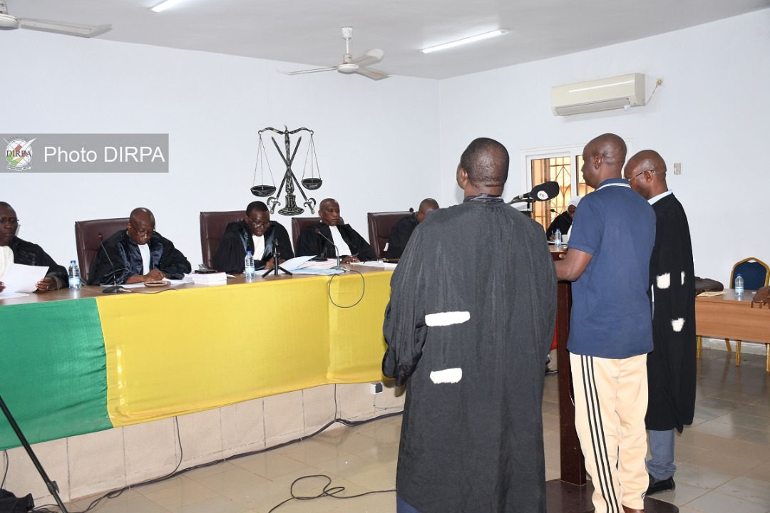 Audience correctionnelle du Tribunal Militaire : Quatre (4) affaires inscrites au rôle.