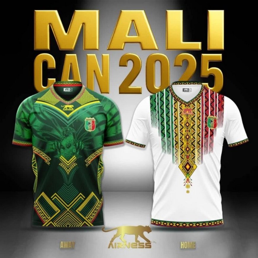 CAN Maroc 2025 : les Aigles du Mali dévoilent leurs nouveaux maillots signés Airness