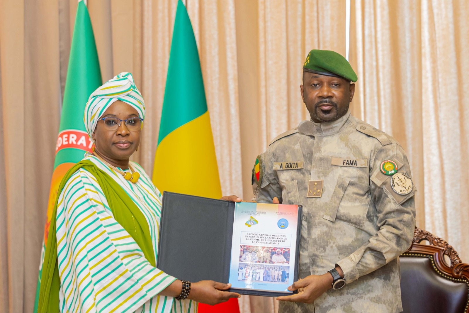 Rapport général des États généraux sur la situation de la Femme, de l’Enfant et de la Famille : Le document de 459 recommandations remis au Général d’Armée Assimi GOÏTA 