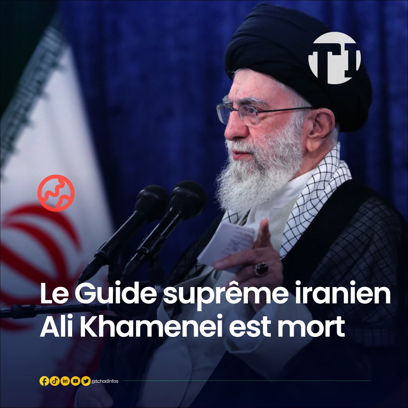 Iran : Le Guide suprême Ali Khamenei est mort