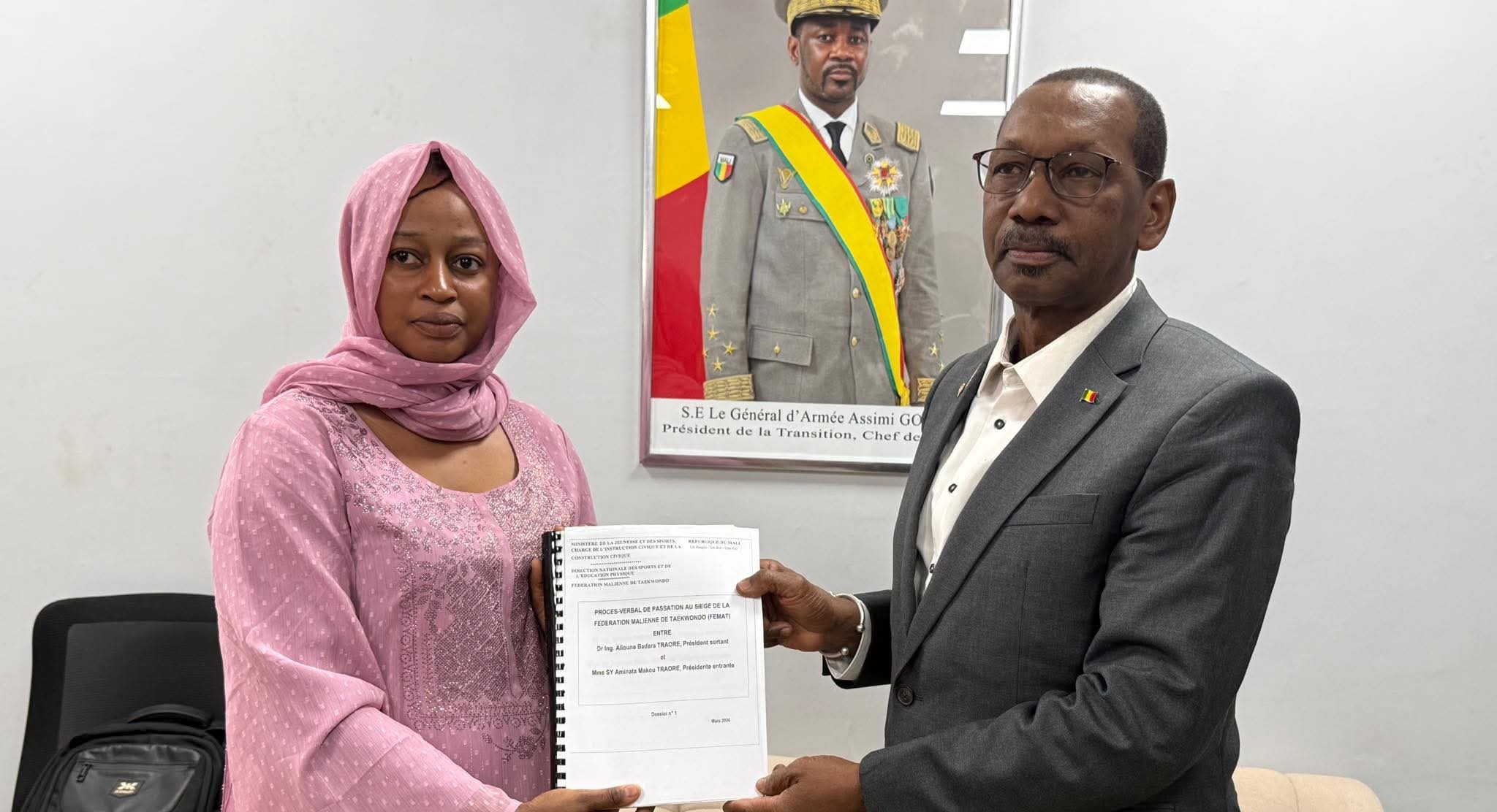 Fédération Malienne de Taekwondo : le président sortant passe enfin le flambeau à la nouvelle présidente