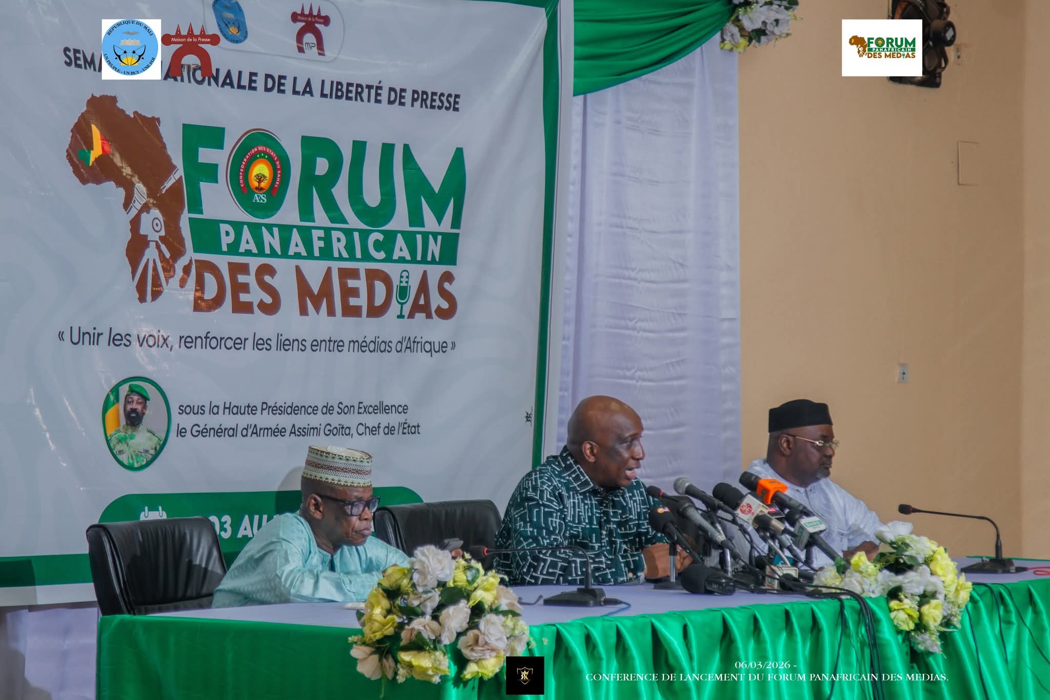 Forum panafricain des médias à Bamako : rendez-vous du 3 au 10 mai prochain