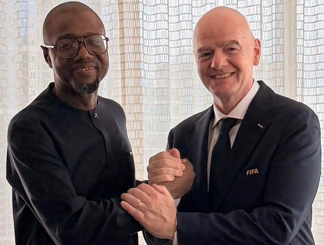76e Congrès de la FIFA : Le Président de la FEMAFOOT reçu par Gianni Infantino