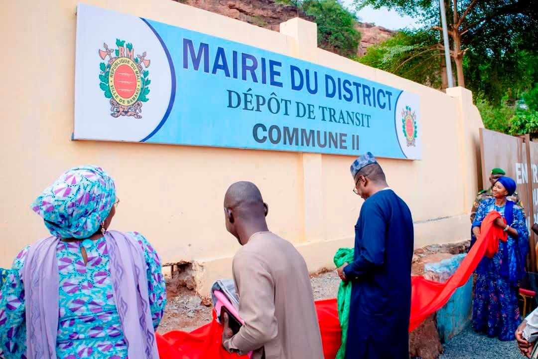 Assainissement : le 2ᵉ Arrondissement du District de Bamako doté d’un nouveau dépôt de transit d’une valeur de 356 183 638 FCFA