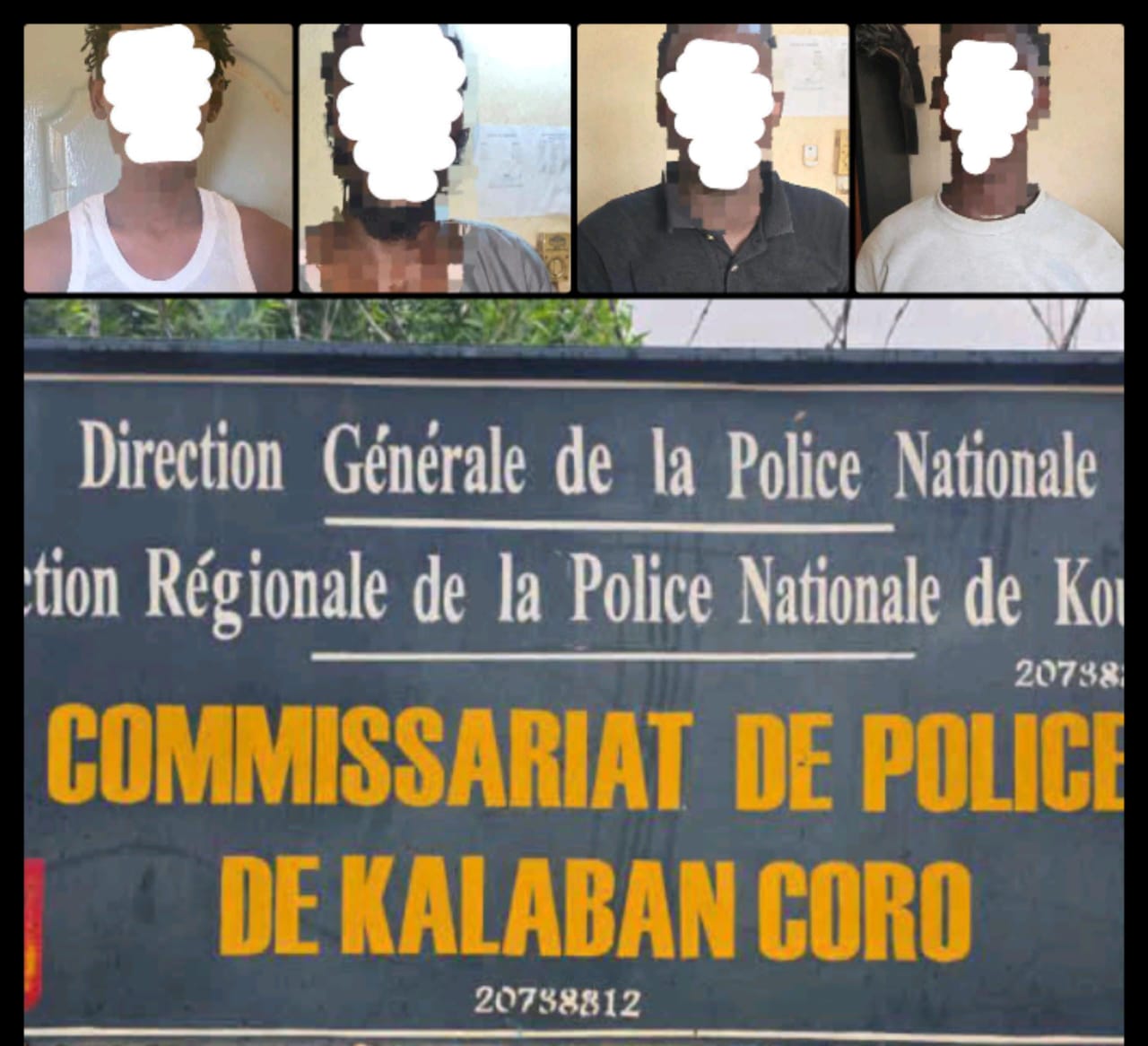 KALABAN-CORO : Le Commissariat de police frappe un grand coup contre la criminalité