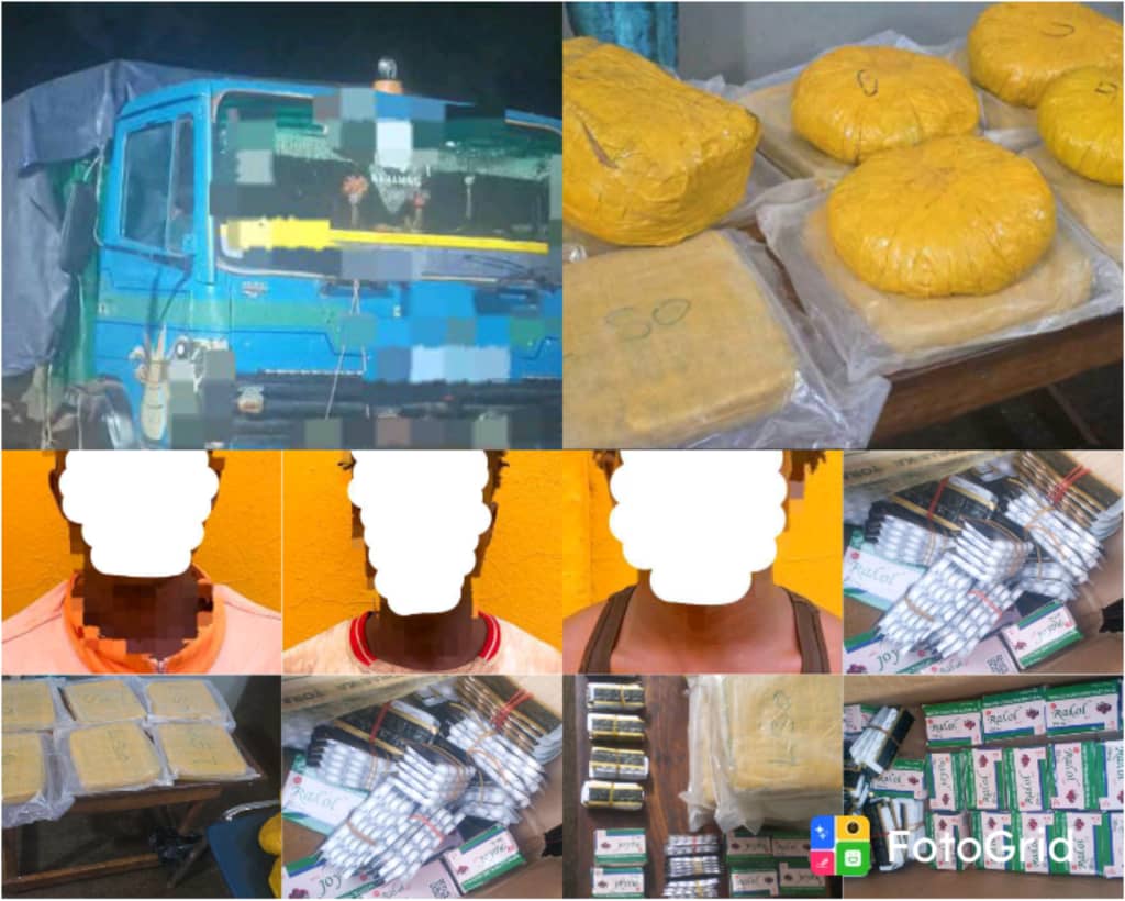 Coup de filet à la Zone industrielle : le Commissariat de Quinzambougou saisit un important stock de drogue et de produits pharmaceutiques illicites