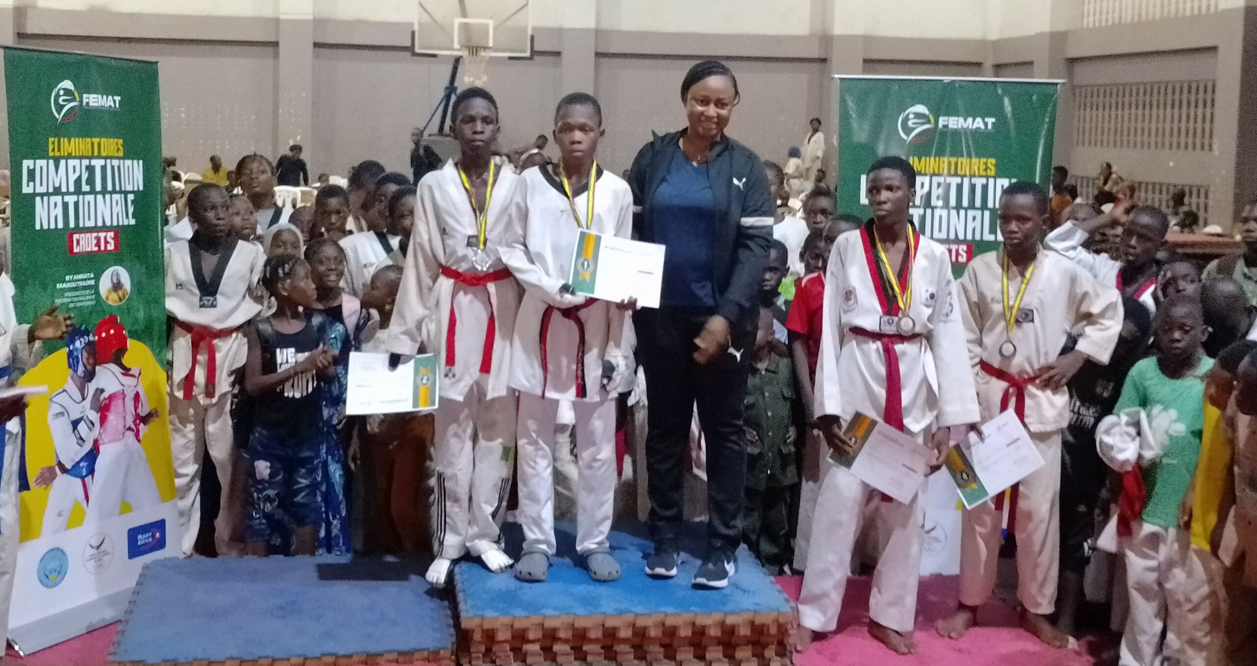 Taekwondo : les futurs champions du Mali en démonstration lors des éliminatoires nationales des Cadets