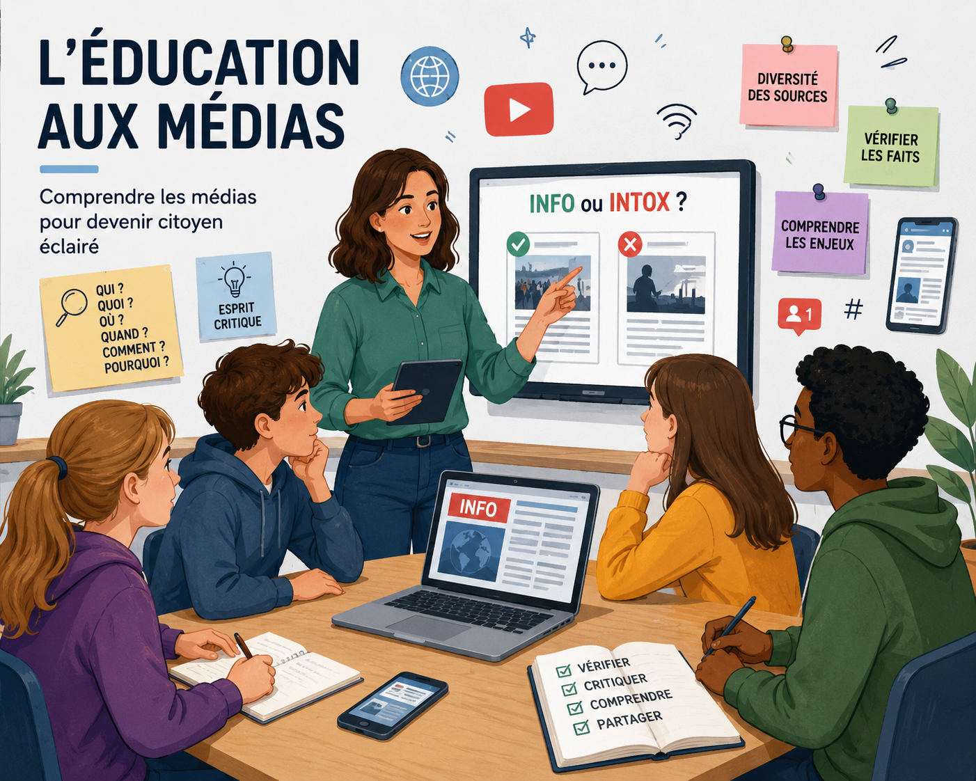 Guerre de l’information : l’éducation aux médias, rempart essentiel contre la désinformation