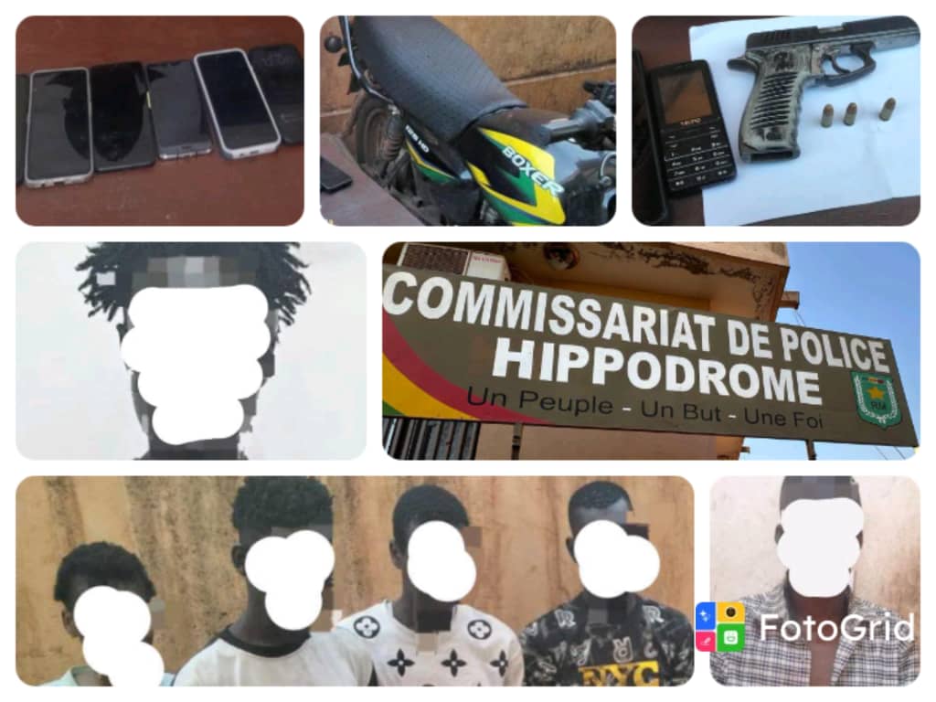 Commissariat de l&rsquo;Hippodrome : six redoutables présumés criminels interpellés