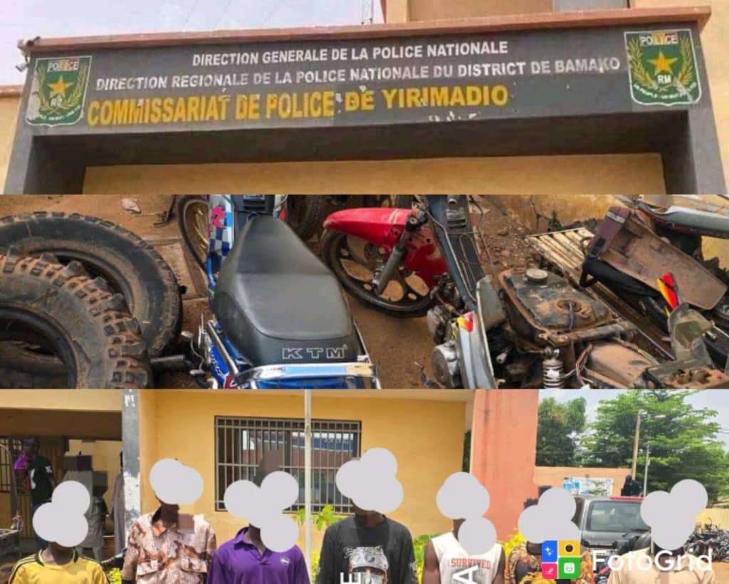 Sécurité publique : huit suspects tombent dans les filets du Commissariat de Yirimadio