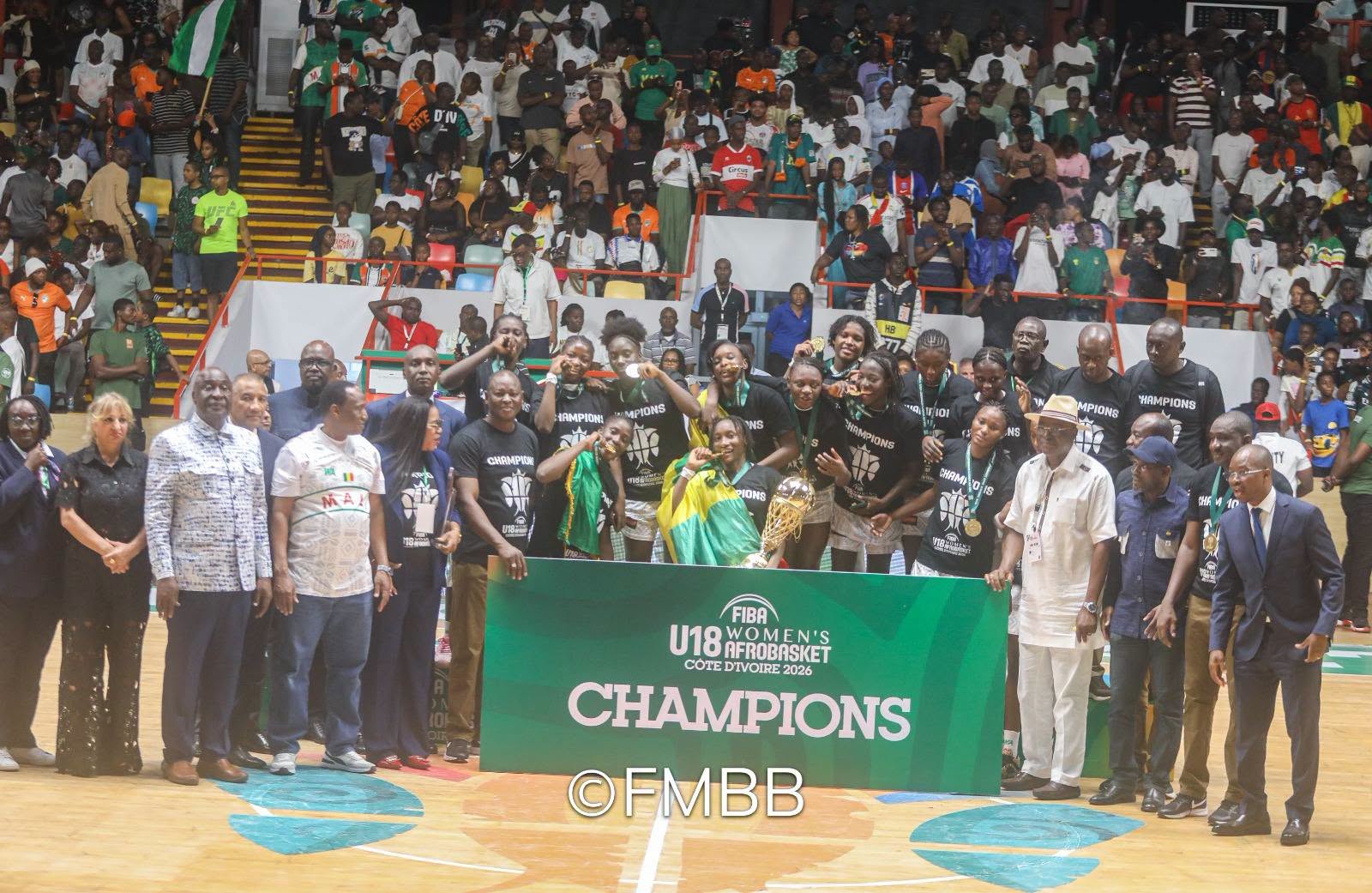 AFROBASKET FÉMININ U18 : LE MALI S&rsquo;EMPARE DE SA DIXIÈME COUPE