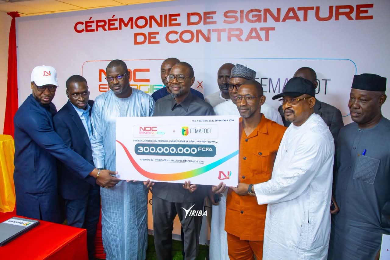 Sports : NDC Energies et la Femafoot signe un partenariat de 300 millions FCFA pour soutenir le football malien
