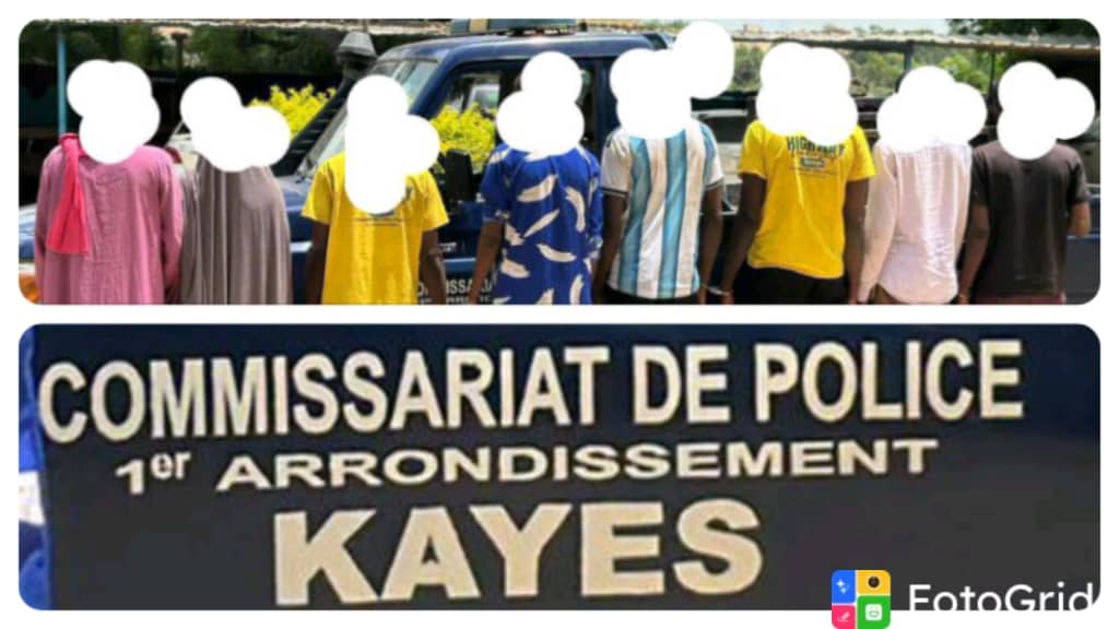 Opération « Kokadjè » à Kayes : un vaste réseau d’escroquerie et de trafic de personnes démantelé par le 1er Arrondissement