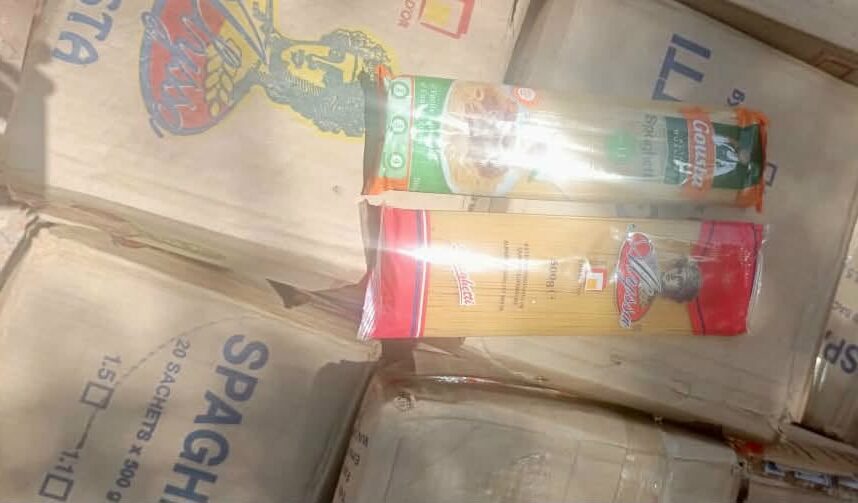 LUTTE CONTRE LA CONTREBANDE : la Douane saisit 1 850 cartons de spaghettis à Koury