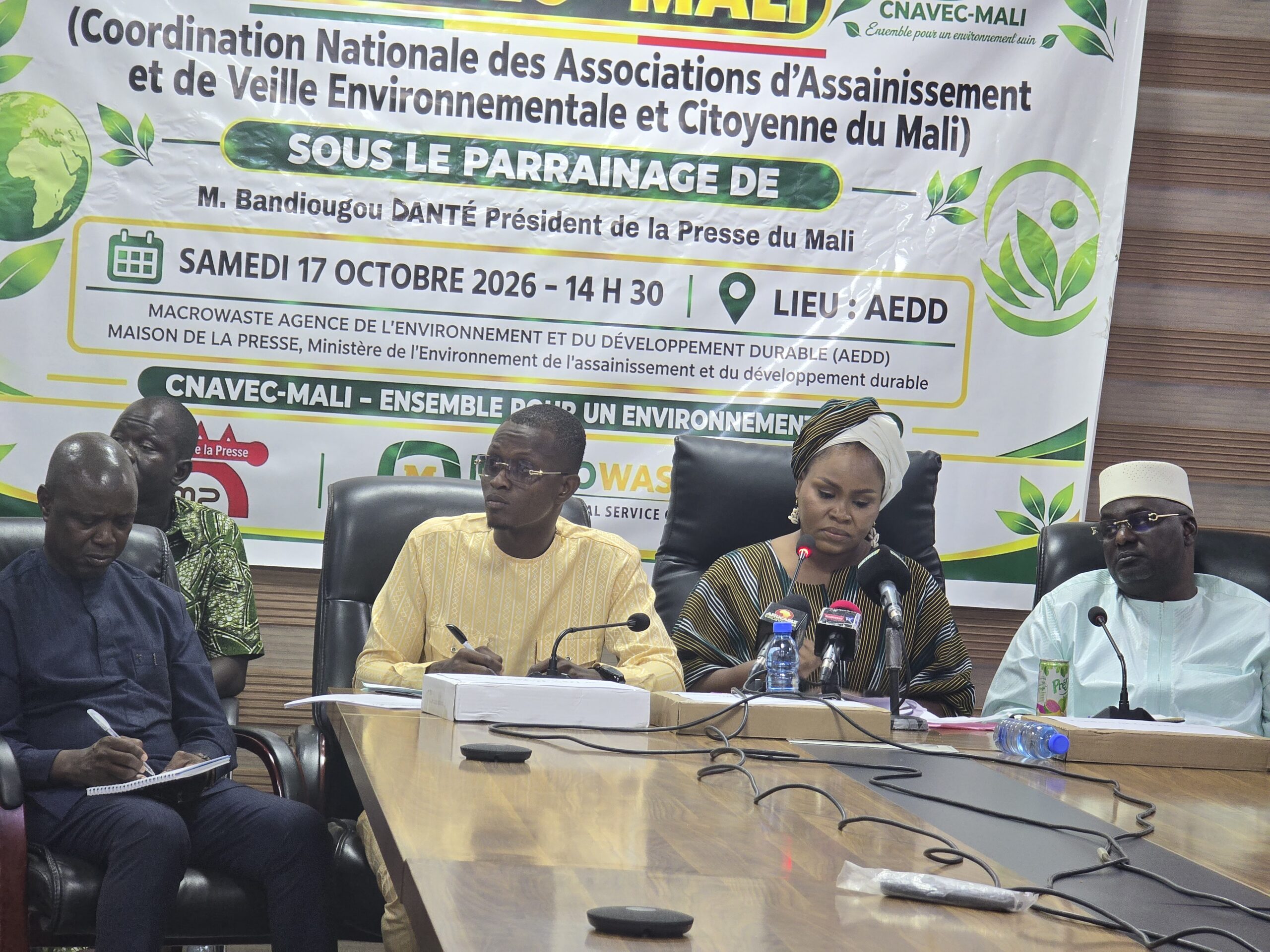 Environnement et assainissement au Mali : la CNAVEC-MALI veut fédérer les citoyens pour bâtir un pays plus propre et résilient
