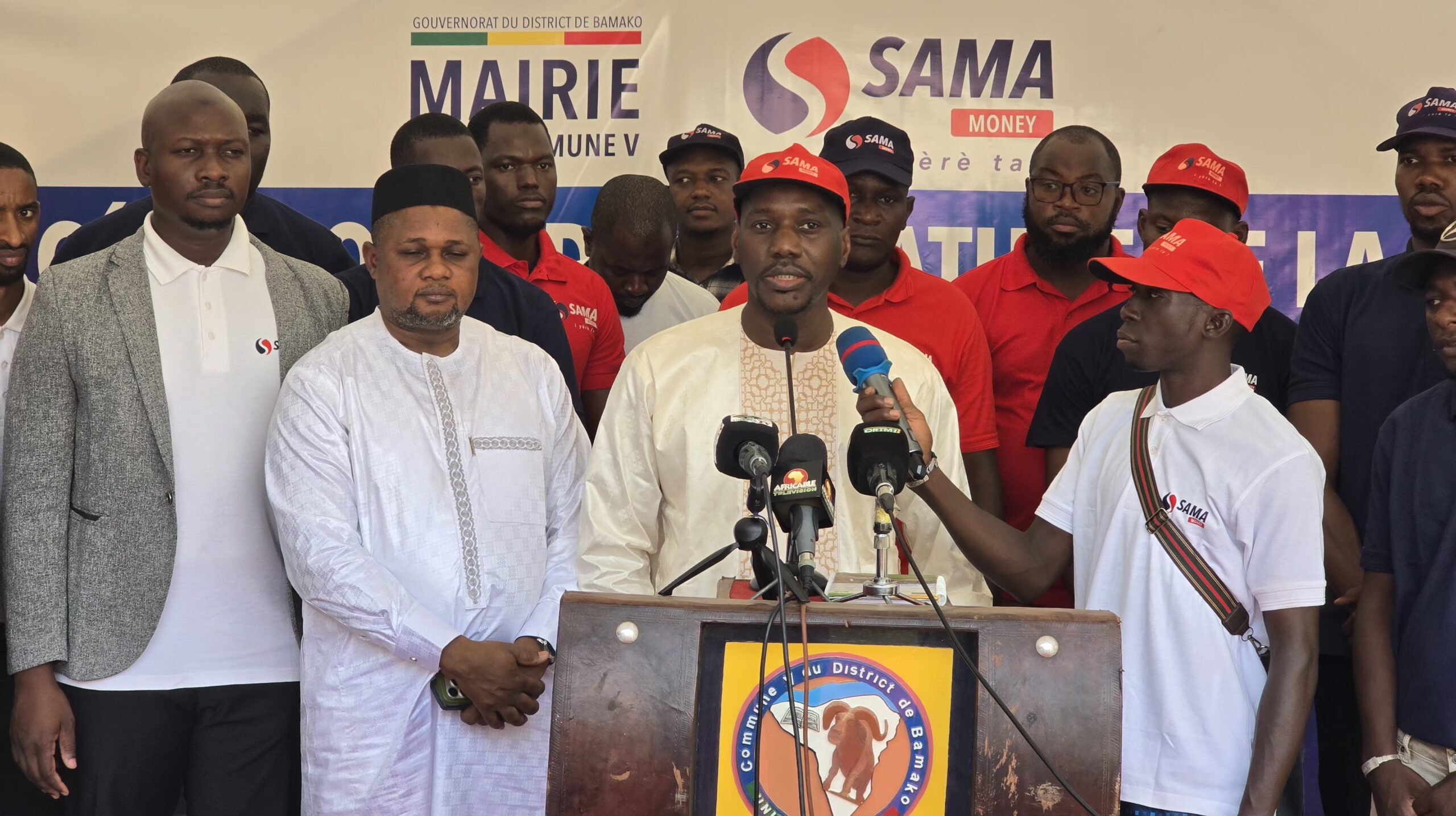 Daouda Coulibaly, PDG de Sama Money, à la cérémonie de signature de convention avec la mairie de la Commune V : « La digitalisation n’est pas une menace pour vos emplois, c’est un outil au service de votre travail »