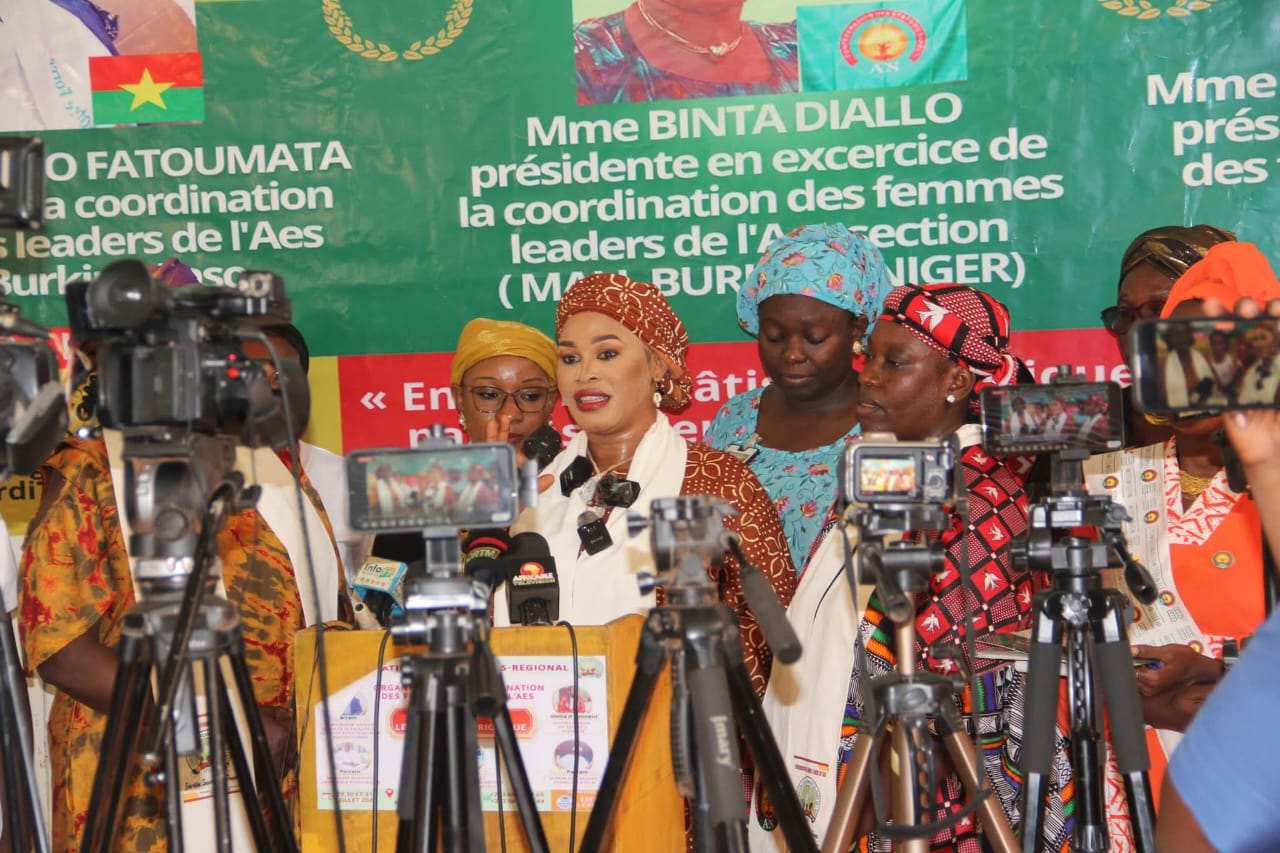 La coordination des Femmes Leaders de l’AES félicite les FAMa pour leur engagement à Kidal