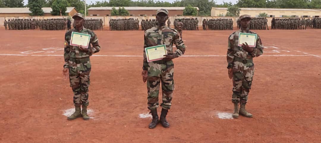 Contingent 2025 : 680 jeunes soldats bouclent leur formation de base à Markala